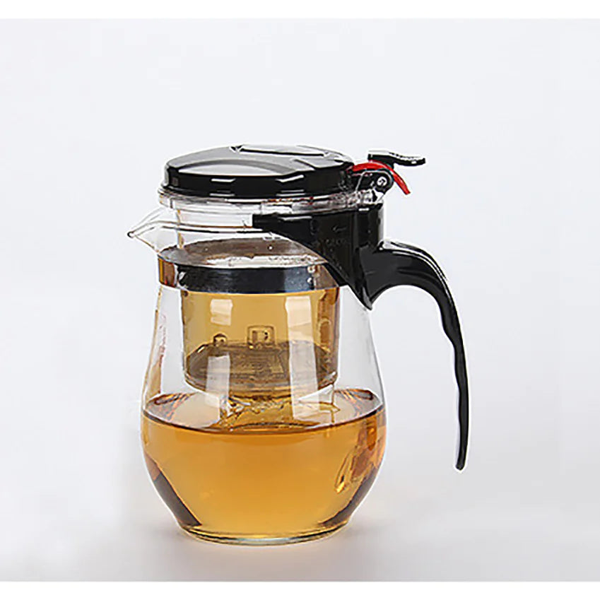 Tea Brewing Pot with Removable Filter and Tea Cups