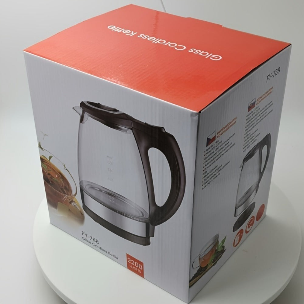 Premium Glass Tea Kettle - Crystal Clear Brewing for the Perfect Cup Every Time