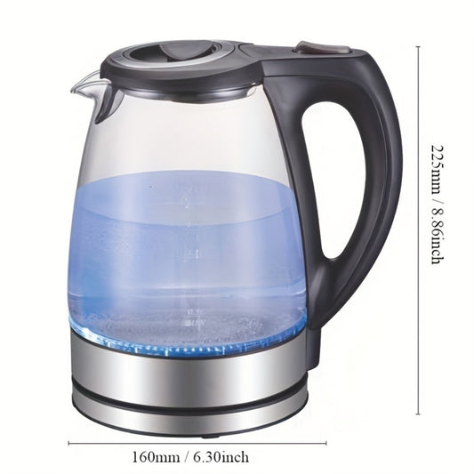 Premium Glass Tea Kettle - Crystal Clear Brewing for the Perfect Cup Every Time